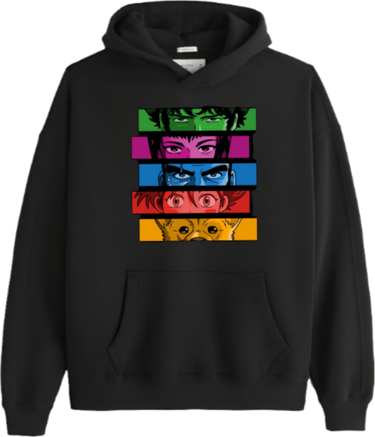 Cowboy Bebop Over Size hoodie Black 2