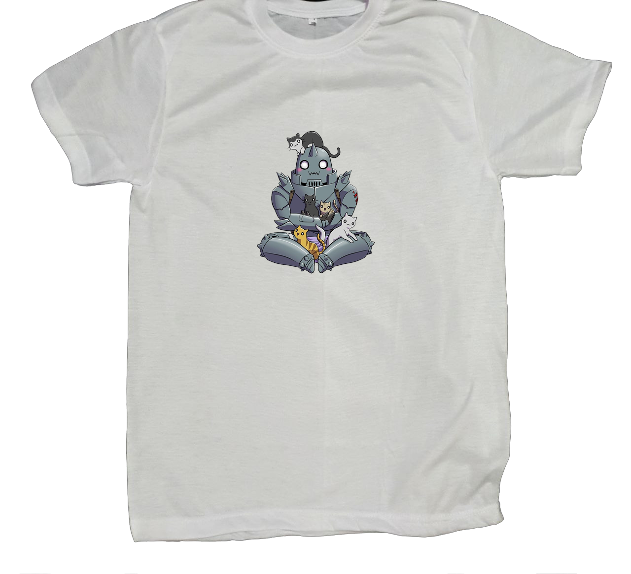 full metal alchamest t- shirt fat White 2