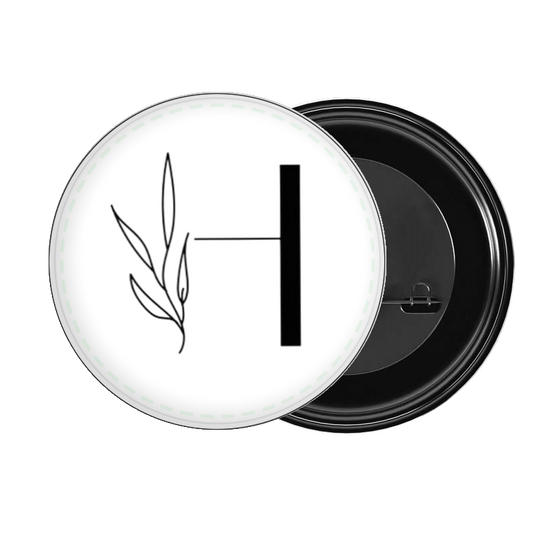 vector letter brooch H 2