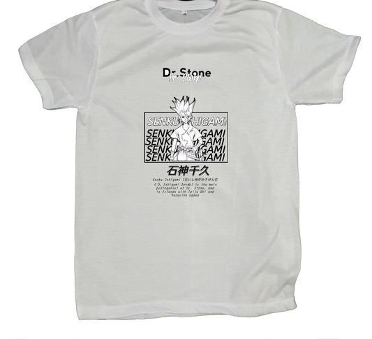 Dr. Stone t- shirt fat White 3