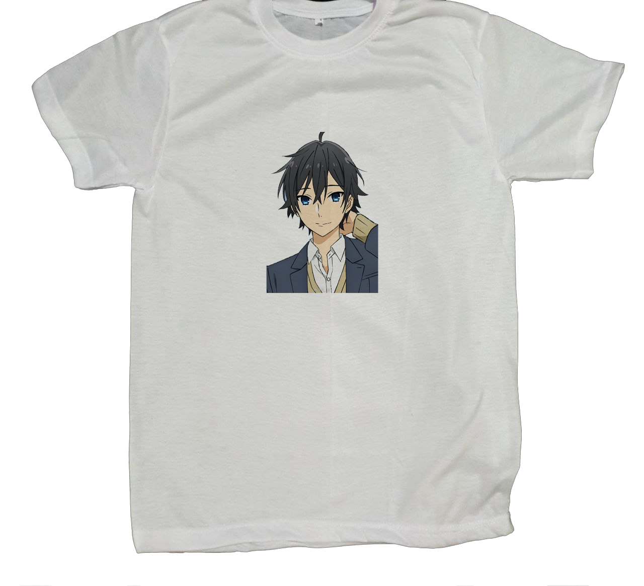 Horimiya t- shirt fat White 2