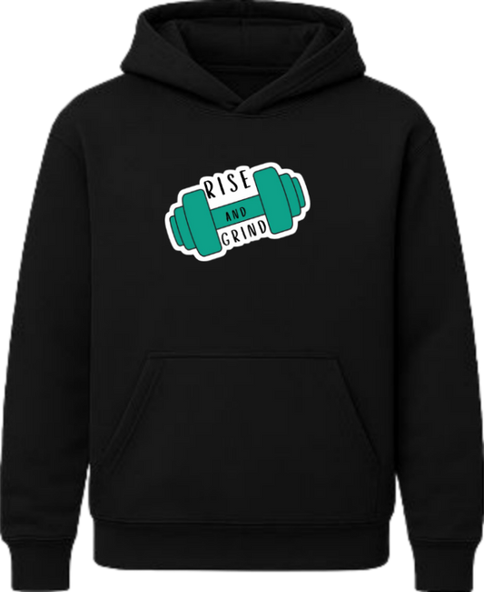 workout gym pilates Oversize Hoodie Black  2