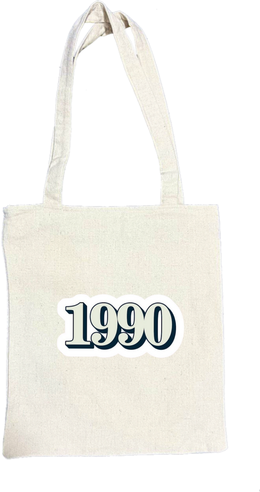 age tote bag Beige 1990
