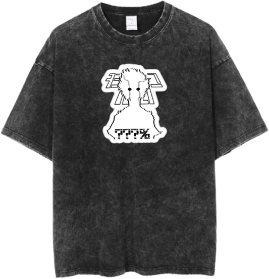Mob Psycho 100 t- shirt One Size Washed 2