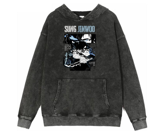 Solo Leveling One Size hoodie Washed 2