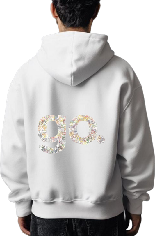 travel travellar Oversize Hoodie White Back 2