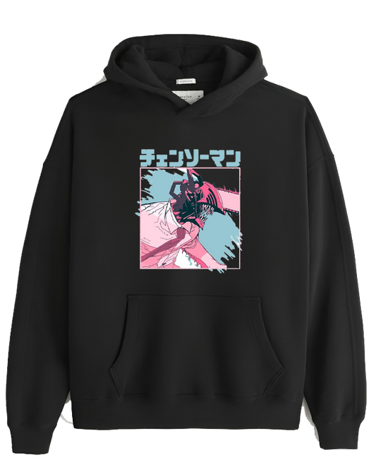 Chainsaw Man One Size hoodie Black 2