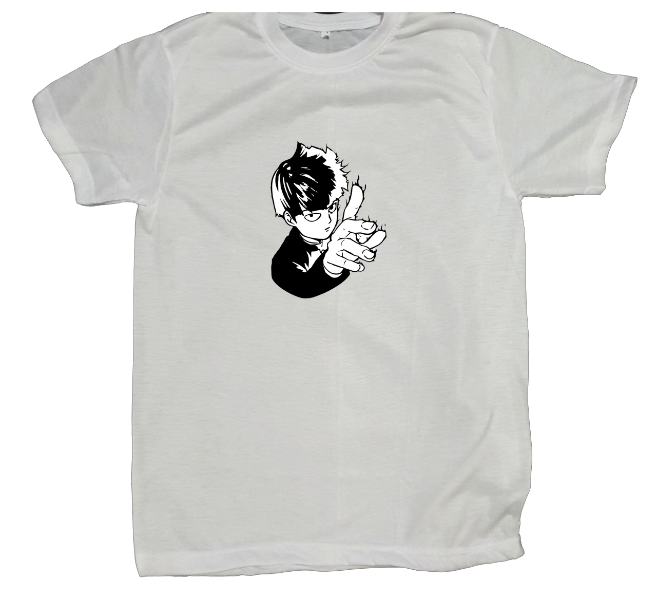 Mob Psycho 100 t- shirt fat White 2