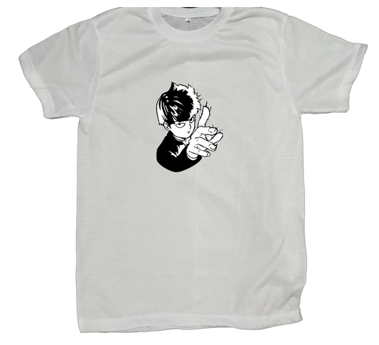 Mob Psycho 100 t- shirt fat White 2