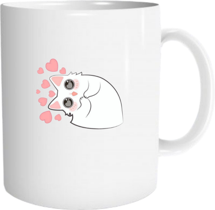 Soft Pink Hearts hats Mug 2