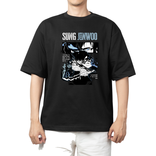 Solo Leveling t- shirt One Size Black 2