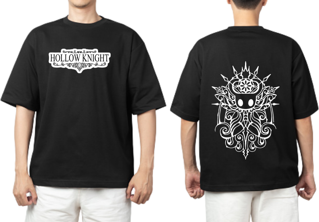 Hollow Knight t- shirt One Size Black Back 2
