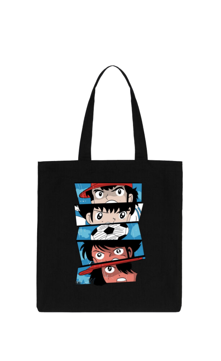 Captain Tsubasa tote bag Black 2