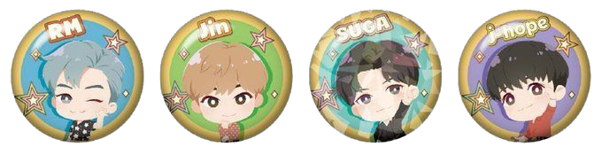 BTS brooch badge 2