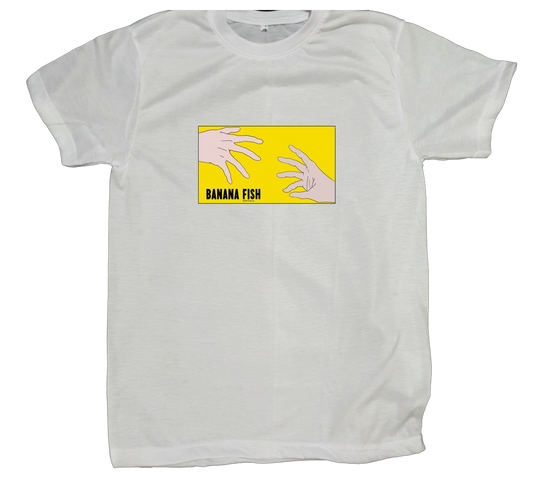 Banana fish t- shirt fat White 2