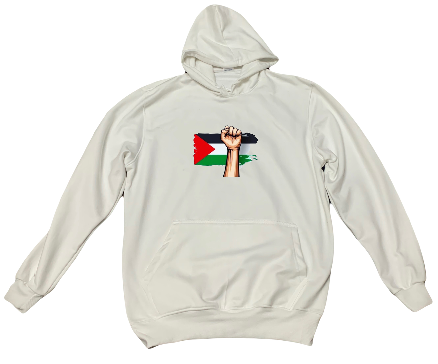 Palestine One Size hoodie White 2