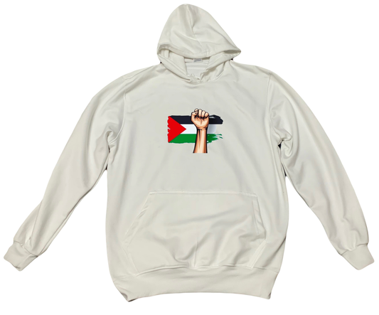 Palestine One Size hoodie White 2
