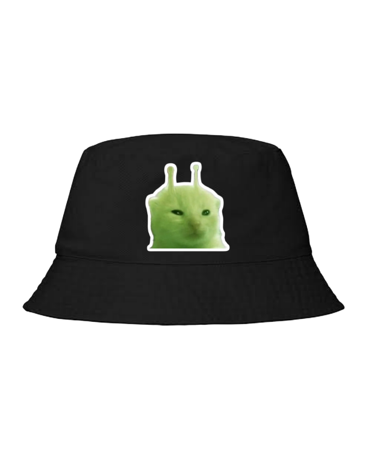 aliens Bucket hat Fishman hat cap Black 2