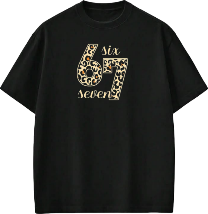 67 designs One Size t- shirt Black 2