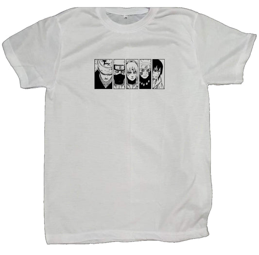 Naruto Shippuden t- shirt fat White 2