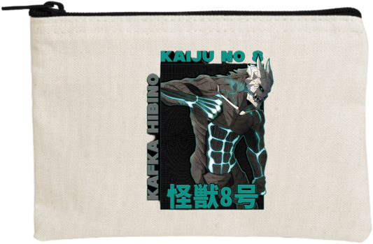 Kaiju No. 8 wallet pencil case Beige 2