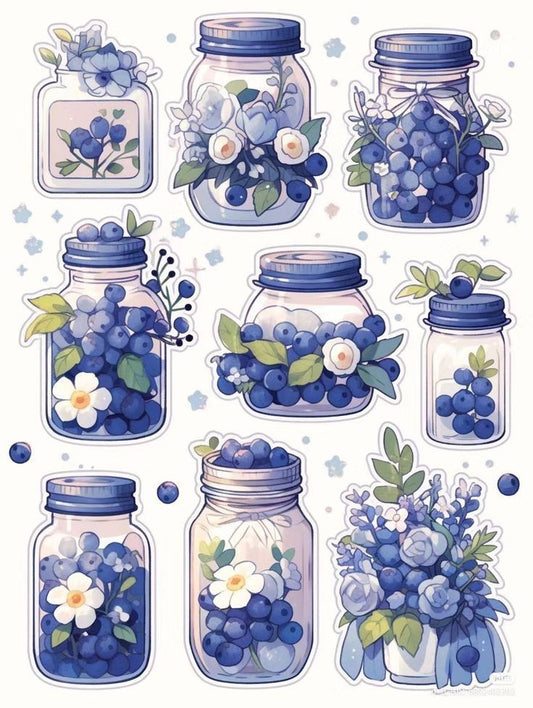 Aesthetic Cute Stickers Pack - Waterproof Vinyl Cartoon Decals for Water Bottles, Laptops, Scrapbooking, Kawaii Stationery Supplies sticker journal sticker