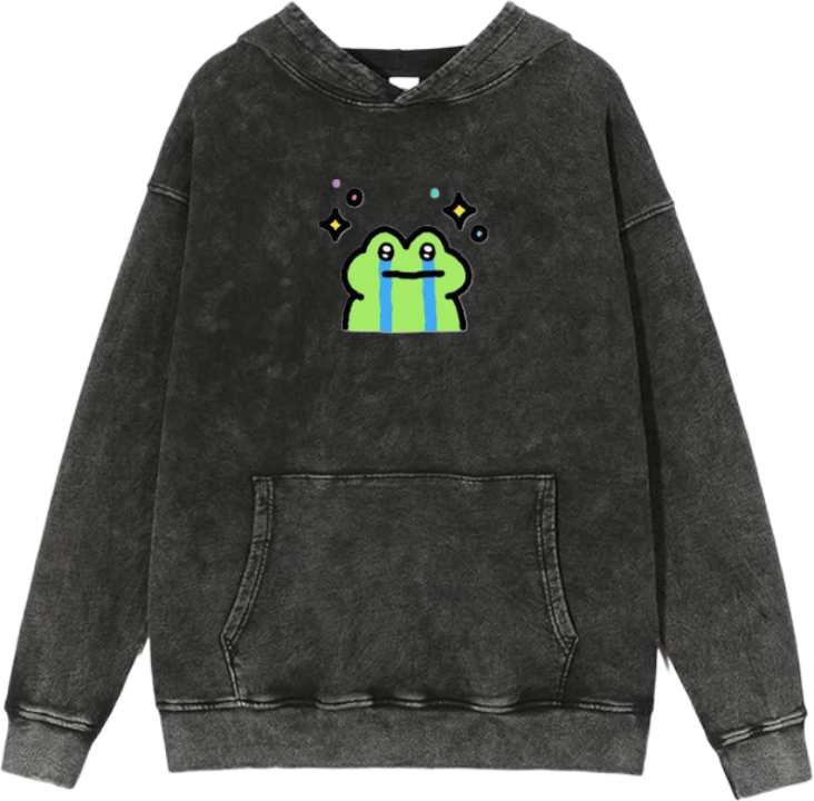 Frog Oversize Hoodie Washed 30