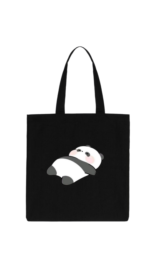 PANDA tote bag Black 30