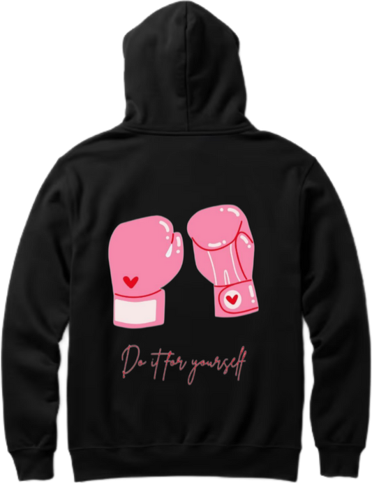 Deit for yourself One Size hoodie Black Back 30