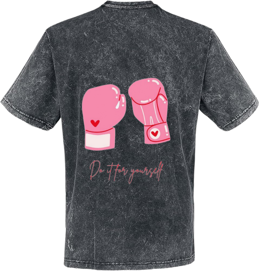 De for yourself t- shirt One Size Washed Back 30