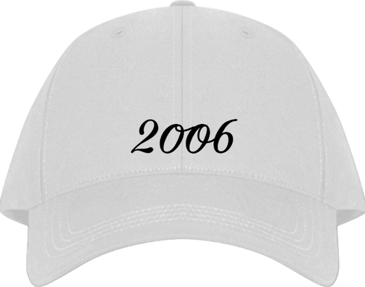 age Baseball cap White 2006