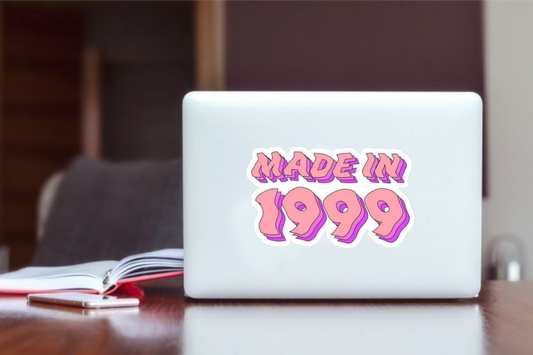 age Laptop Sticker 1999