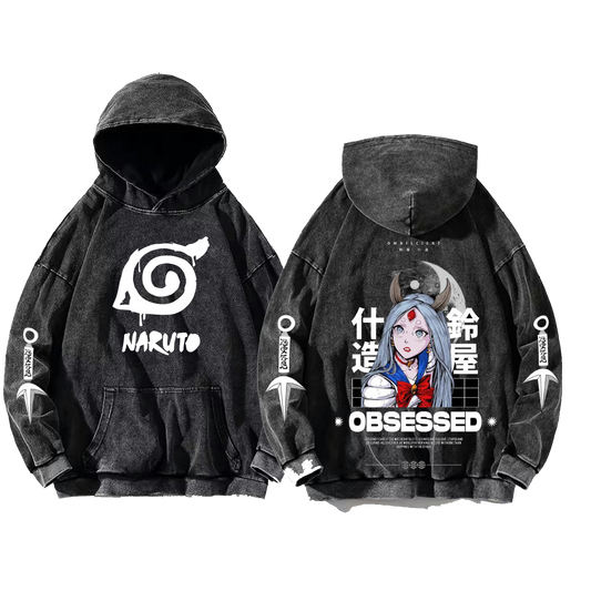 Naruto Shippuden One Size hoodie Washed Back 30