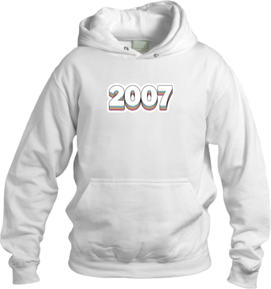 age Oversize Hoodie White 2007