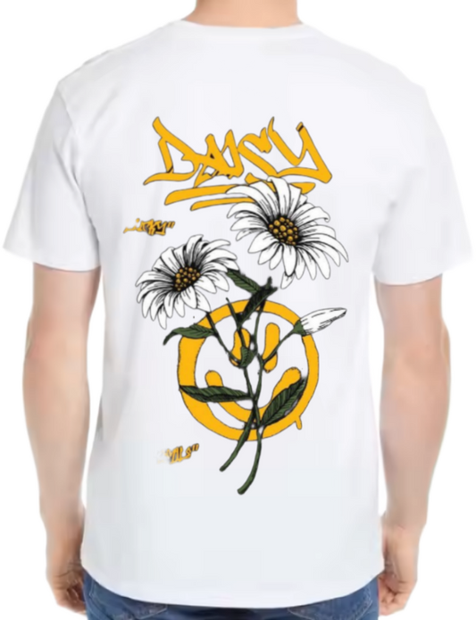 Daisy Skater t- shirt One Size White back 30