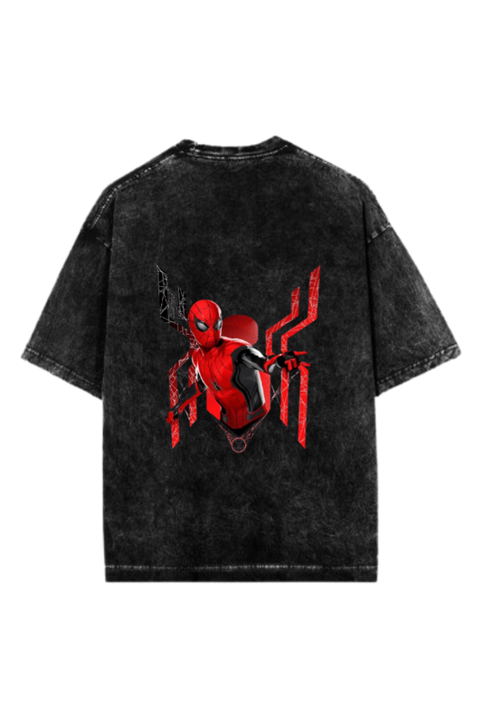 Spiderman t- shirt One Size Washed Back 30