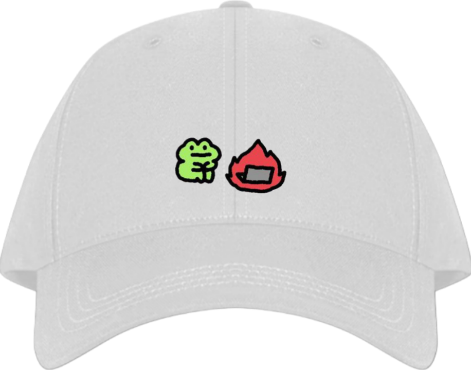 Frog Baseball cap White 30