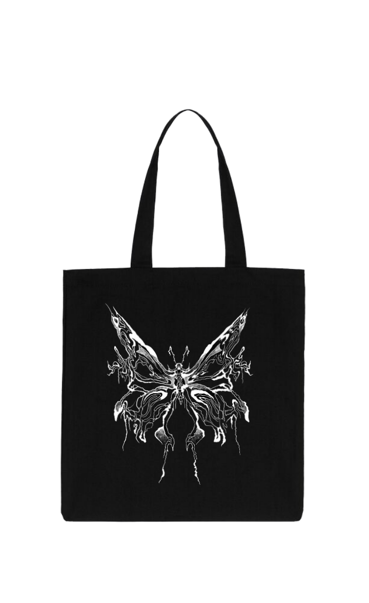 Goth tote bag Black 30