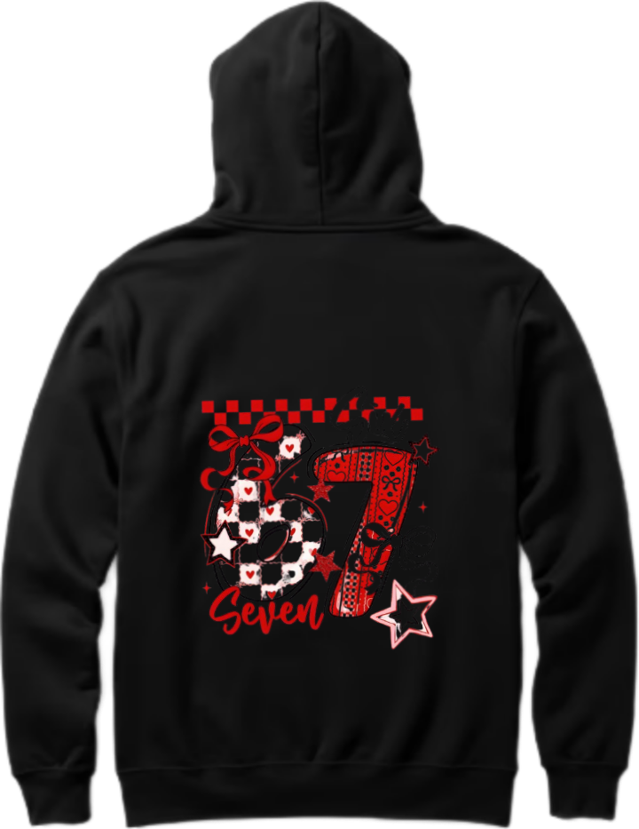 designs 67 Oversize Hoodie Black Back 30