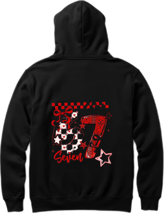 designs 67 Oversize Hoodie Black Back 30