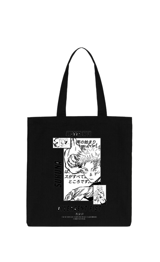 jujutsu kaisen GOJO  tote bag Black 30