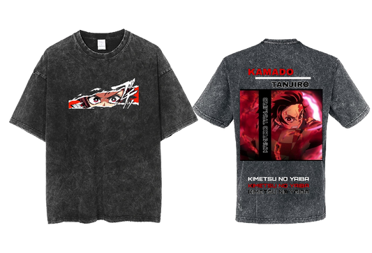 Anime Demon slayer nezuko tanjiro  One Size t- shirt Washed 30