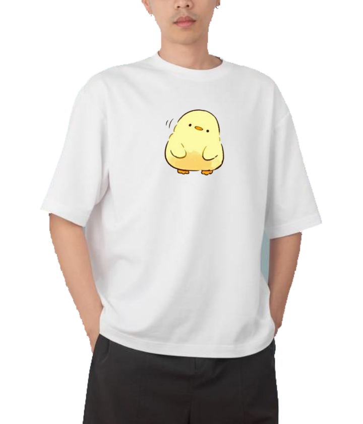 duck One Size t- shirt  White 24