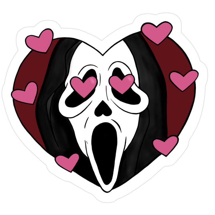 Sticker Ghostface 30