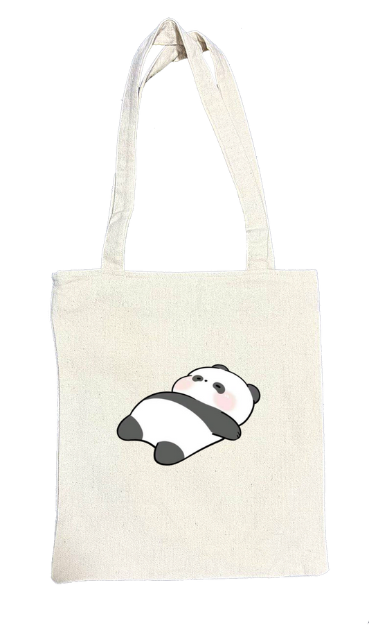 PANDA tote bag beige 30