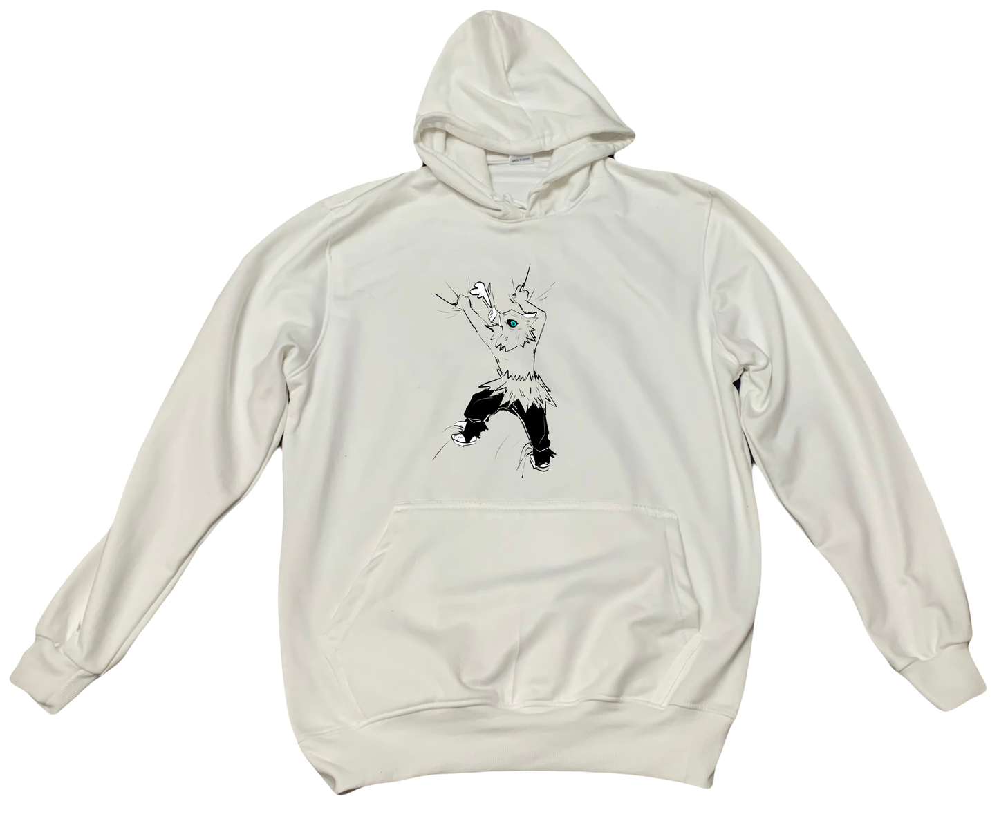 Anime Demon slayer nezuko tanjiro Oversize Hoodie White 30