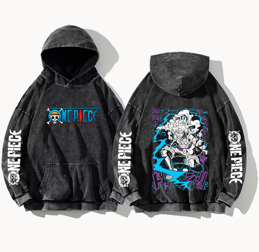 one piece One Size hoodie Washed Back 30