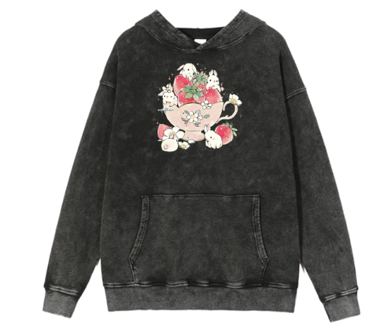 bunny Oversize Hoodie Washed 30