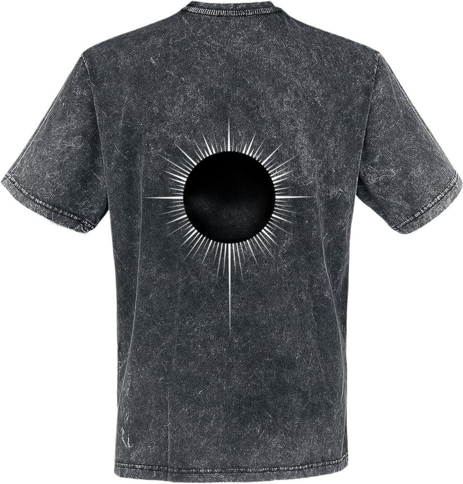 Goth t- shirt Washed Back 30