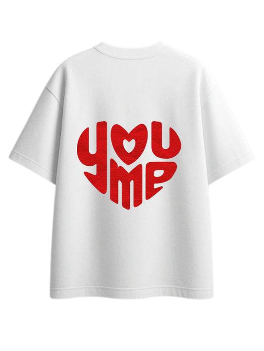 VaIentine coupIe t- shirt White Back 30